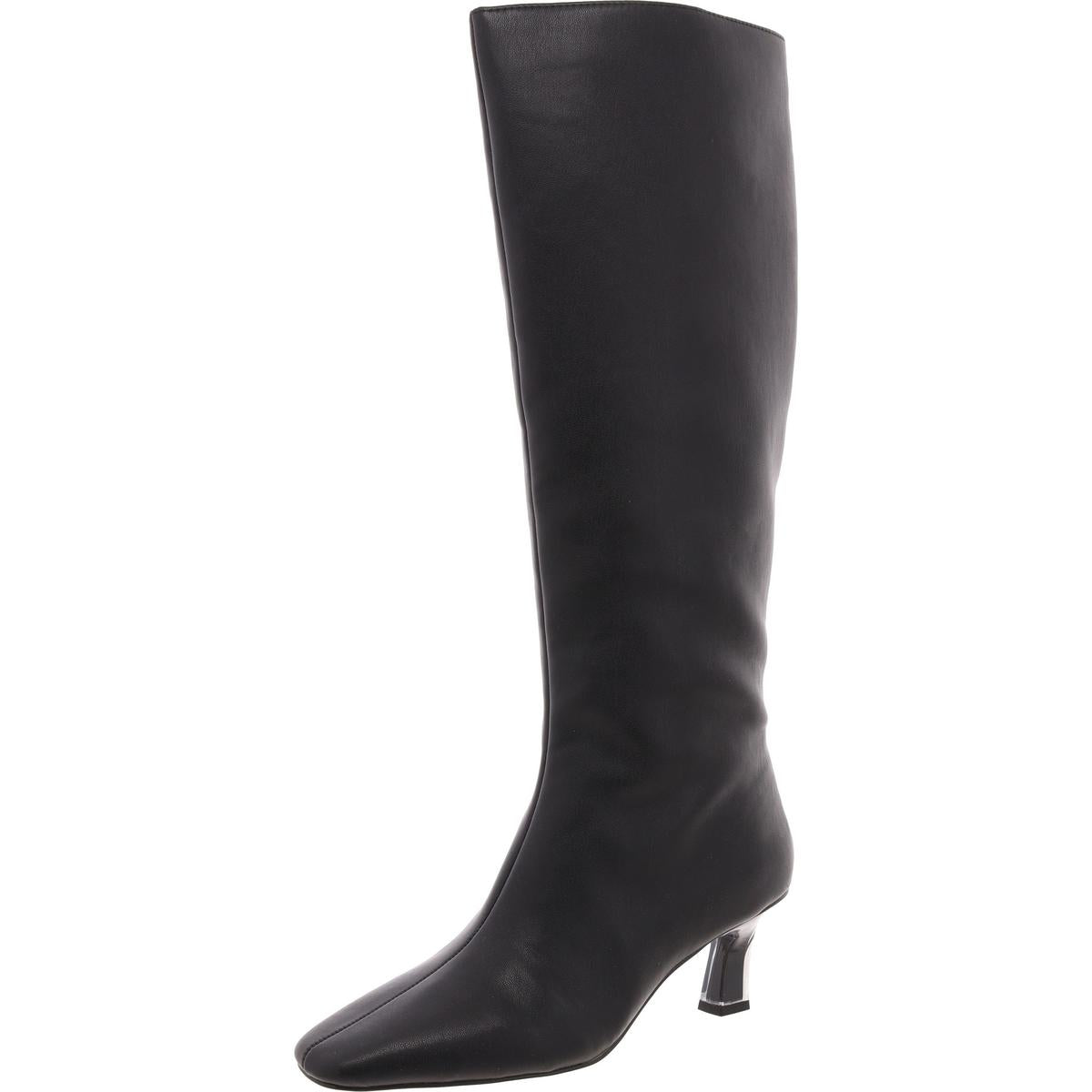 The Zaharrah Stiefel Reißverschluss Kunstleder kniehohe Stiefel