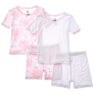 Tutu Couture En Pointe 4pc kurzes Pyjama Set 7668142473276