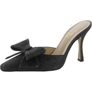 Dimante – Damen-Pantoletten aus Satin mit eckiger Zehenpartie