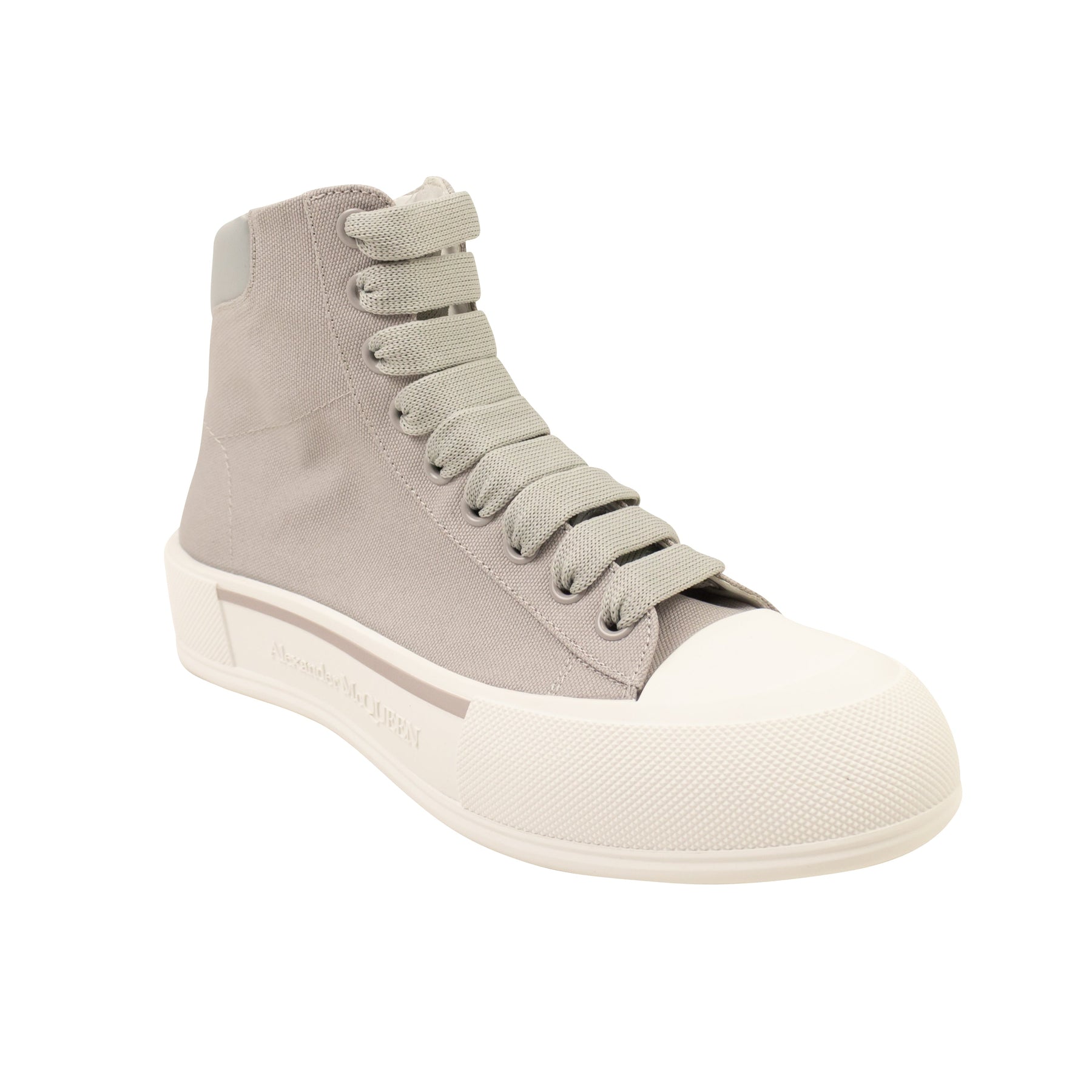 Alexander Mcqueen Deck Plimsoll Hi-Top Turnschuhe – grau