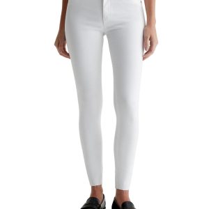Farrah Skinny Ankle Jeans in weiß