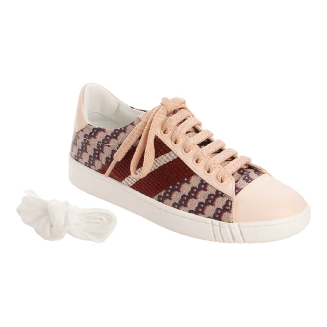 Bally Wiame 6231691 Damen-Sneaker aus rosa Leder, US 9,5