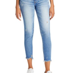 Damen Mitte-Aufgang leichtes Waschen Skinny Jeans