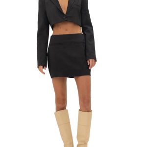 „It's Just Business“-Blazer in Schwarz