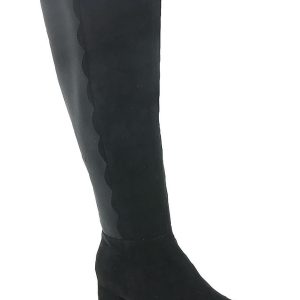 Alix Damen faux Wildleder große Over-the-Knie Stiefel 7766680240188