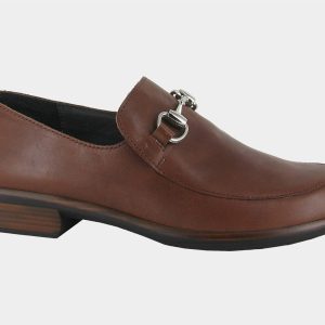 Bentu – Loafer aus weichem Leder in Chestnut