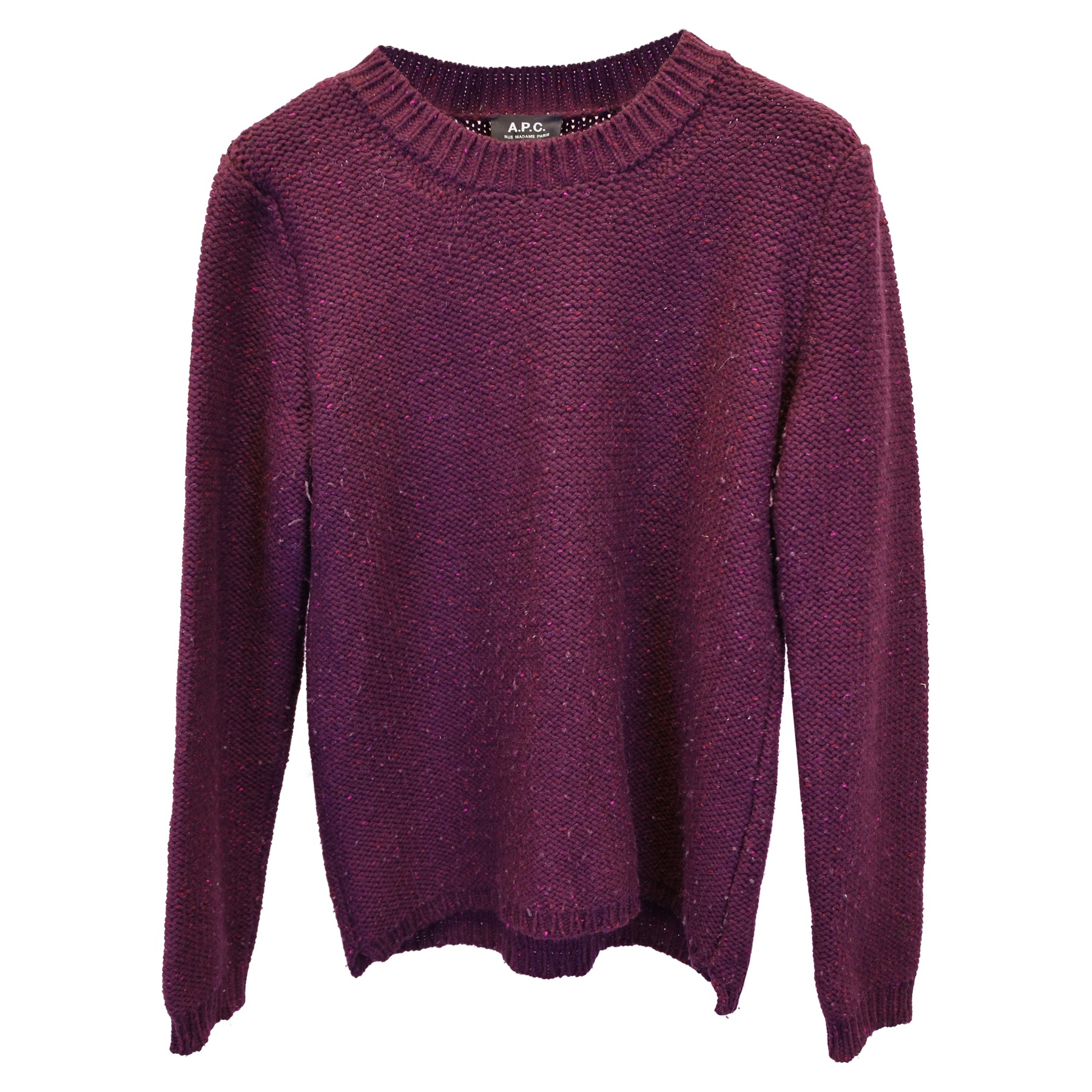 A.P.C. Crewneck Pullover in lila Wolle 7748729307196