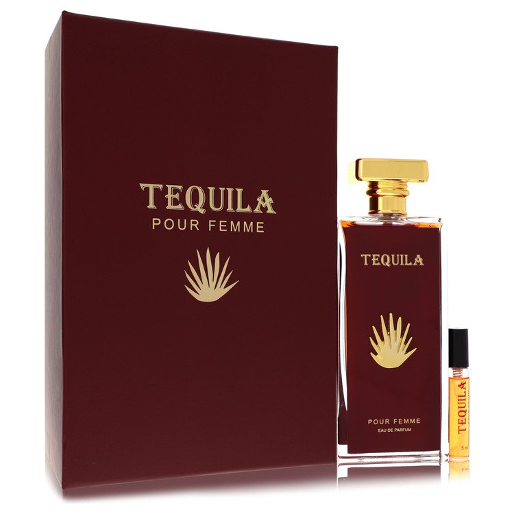 Tequila Pour Femme rot von tequila parfüms eau de parfum spray + kostenlos .17 oz mini edp spray 3.3 oz für Damen 7827718144060