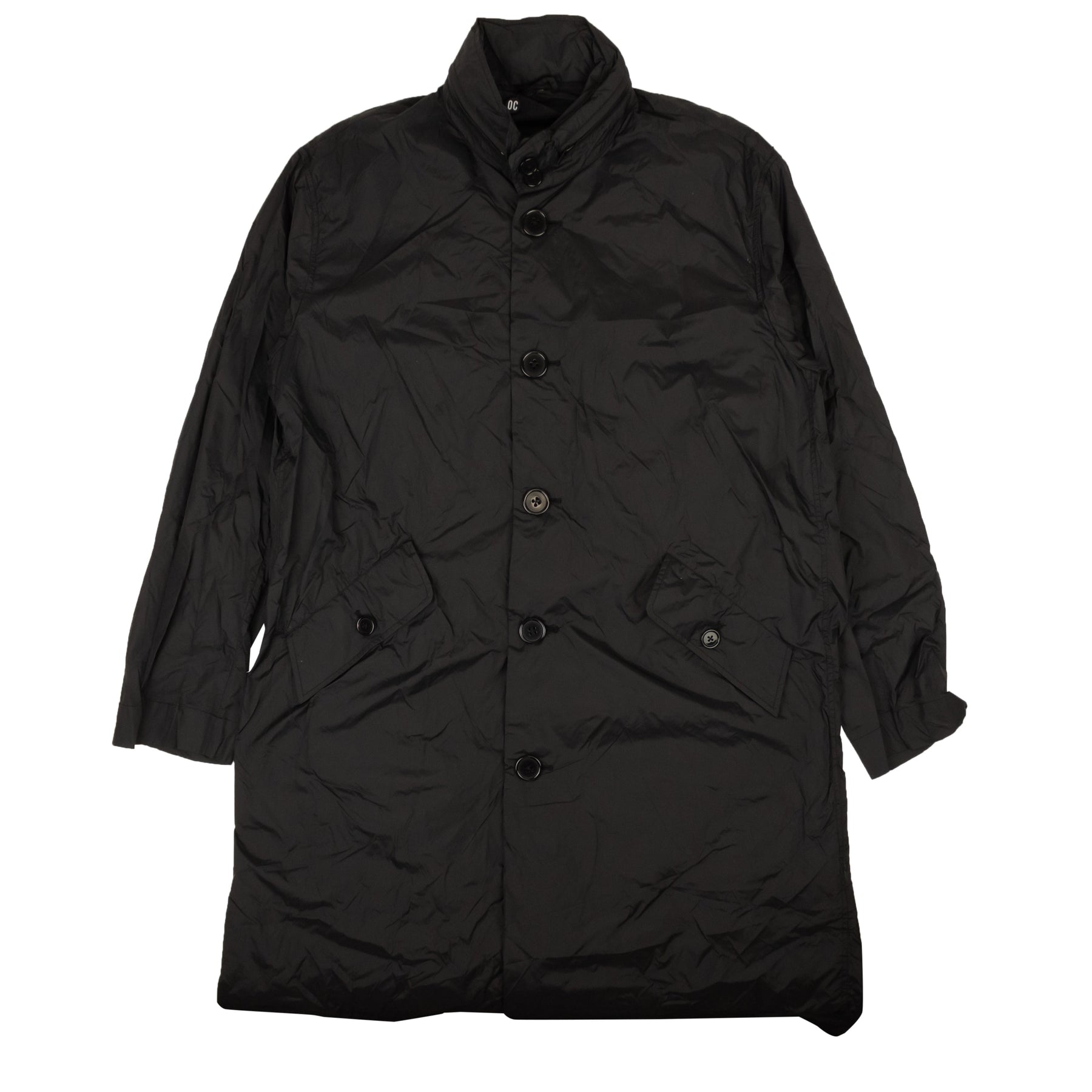 Opening Ceremony Nylon Logo Trenchcoat – schwarz