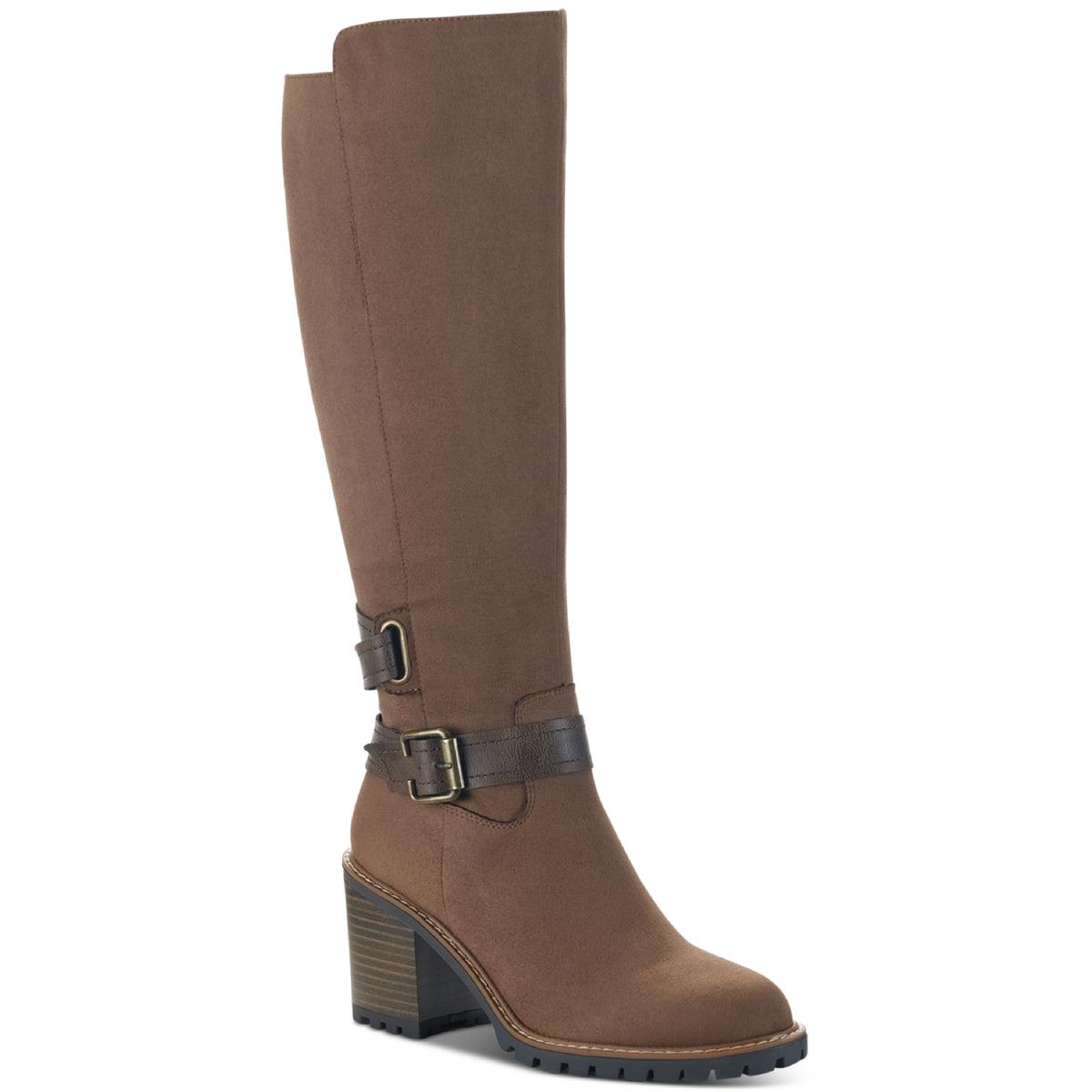 Viviaan Reißverschlussschnalle kniehohe Stiefel