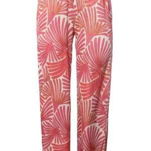 Damen prunelle gewebte Hose in rosa