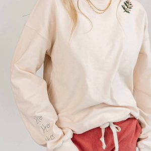 Damen Universität Pullover in Urlaub Küsse