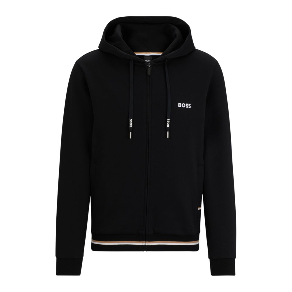 zip-up Hoodie mit Streifen und Logos 7704710316092