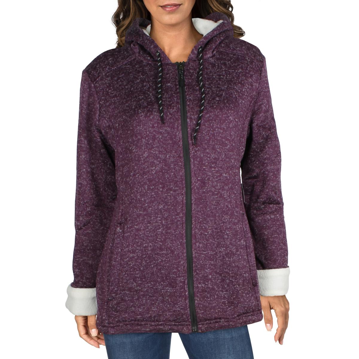 Strickpullover Jacke mit Kunstsherpa Futter