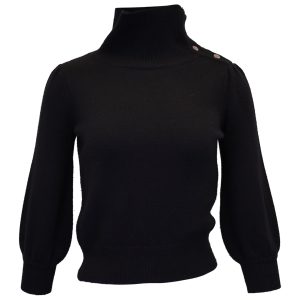 Co Turtleneck Pullover in schwarz cashgora