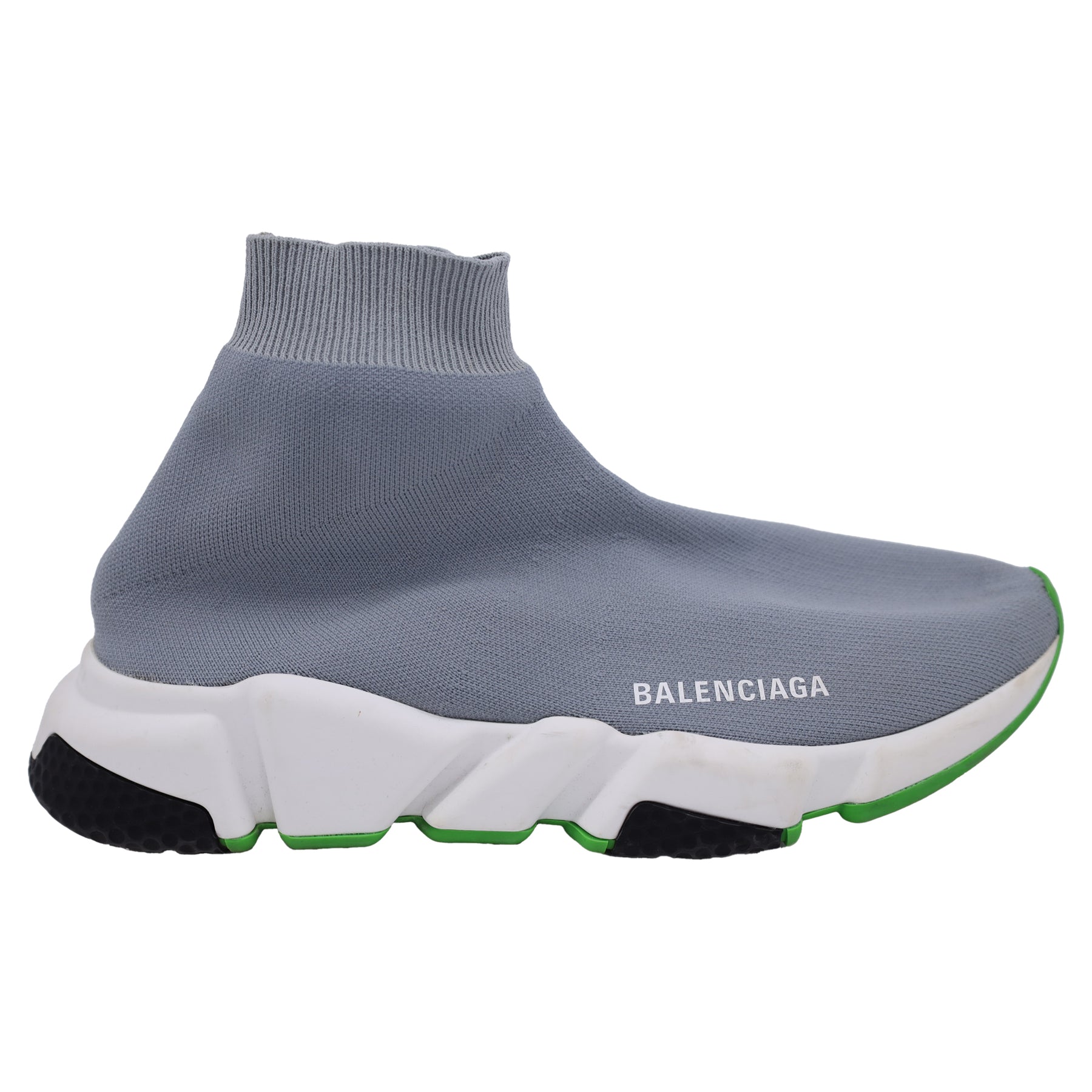 Balenciaga Speed Trainer Schuhe aus grauem Polyester 7833149833276