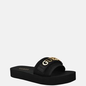 Slide-Sandalen mit Peers-Logo