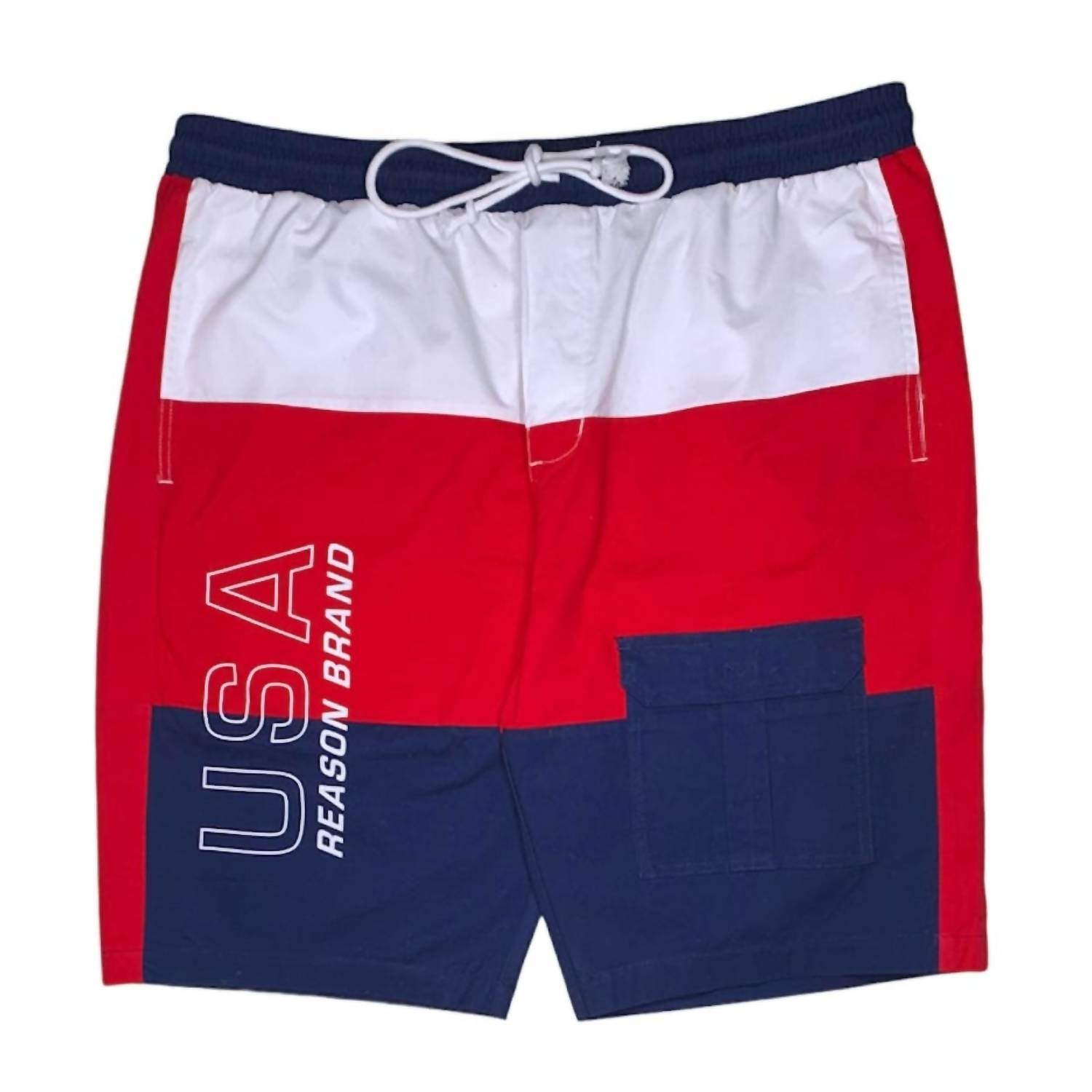 Herren usa kurz in rot/weiß/blau 7733691088956