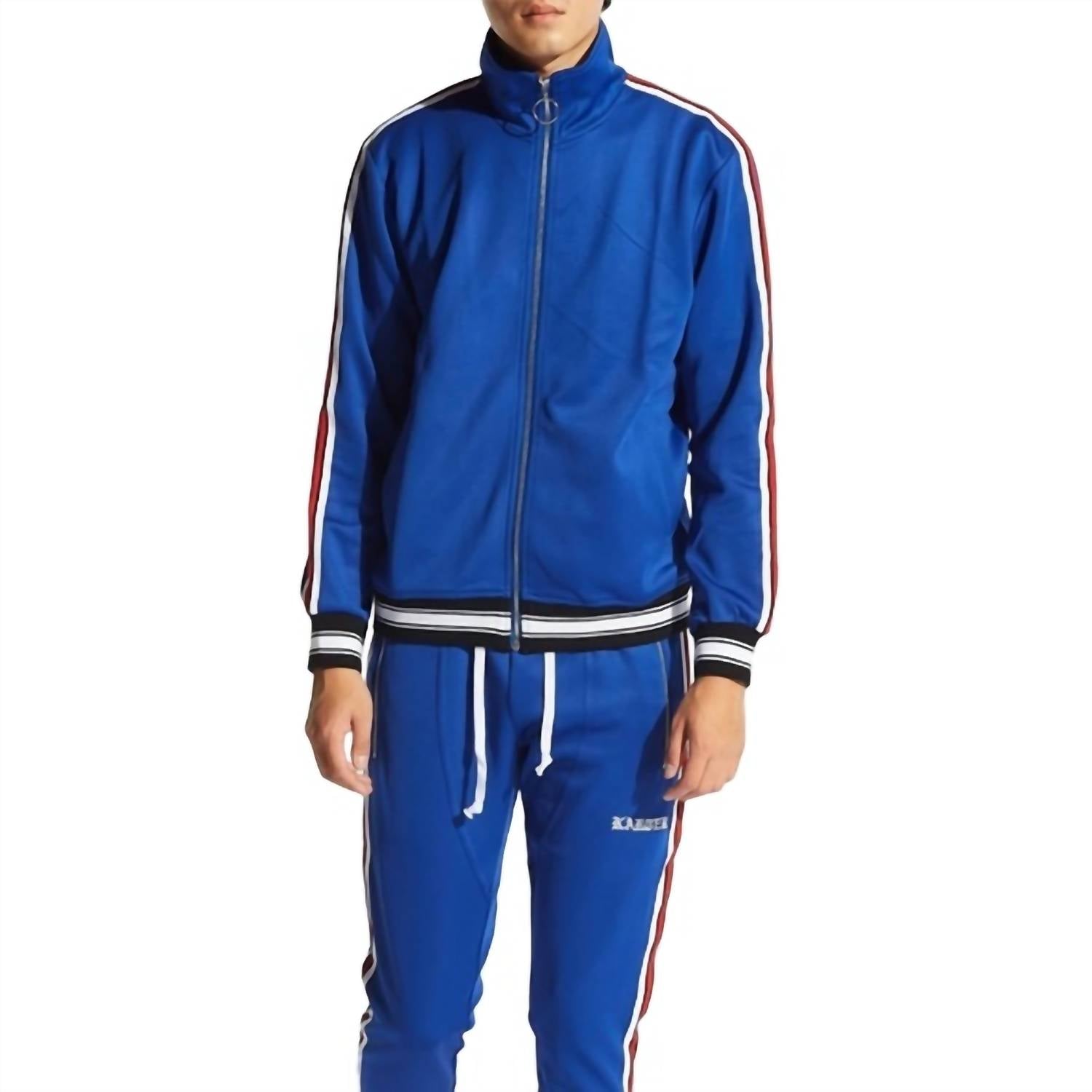 Track Jacke in royal blue