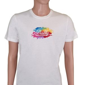 Bally 6301245 Unisex weiß 100% Baumwolle Logo T-Shirt 7706064551996