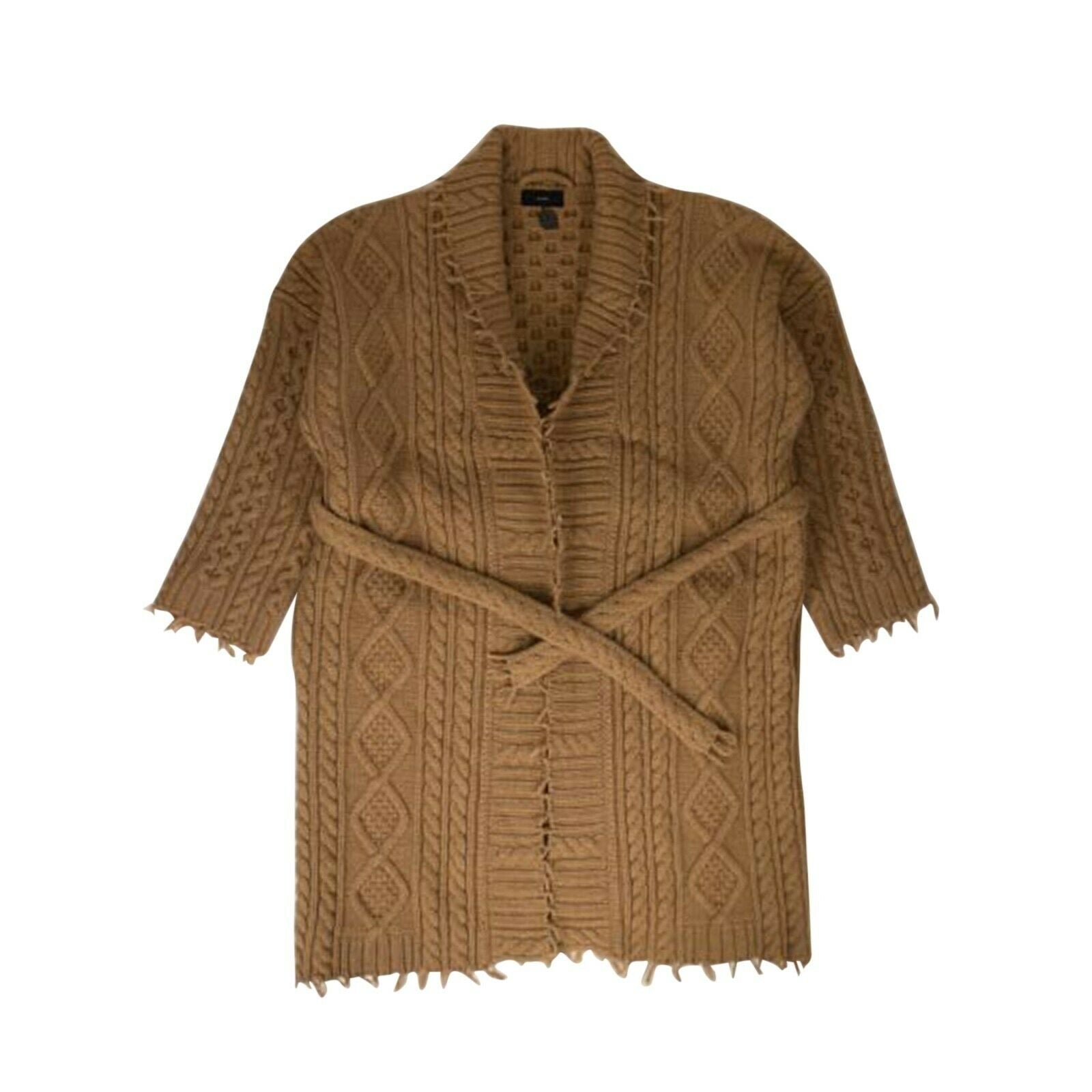 Herren-Cardi-Mantel „Fisherman“ mit Zopfmuster – Carmel Brown