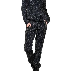 Military Trouser in schwarz/grün
