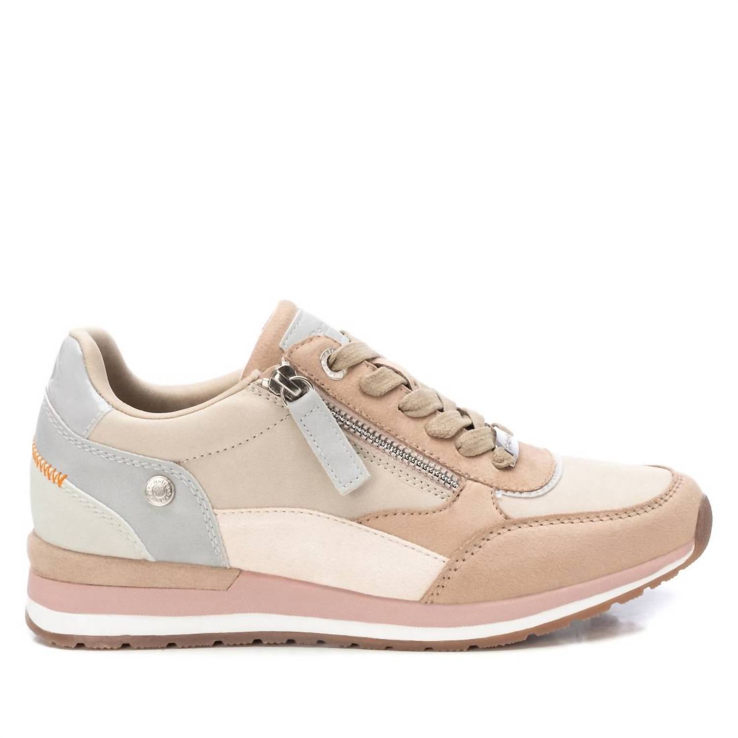 Damen Trainer Sneakers in beige 7704787812412