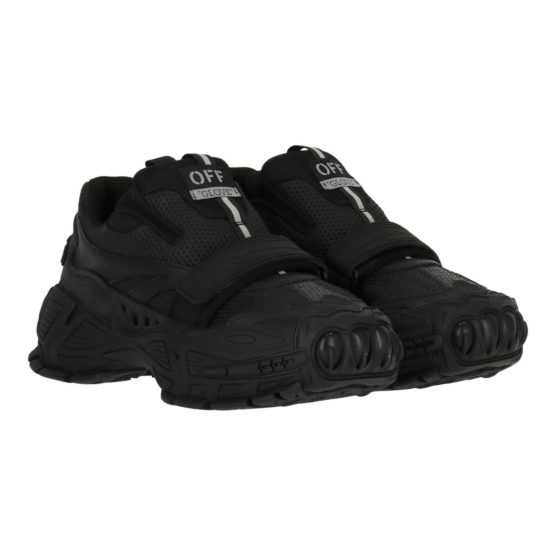 Off White Herren-Sneaker in Schwarz 7820200902716