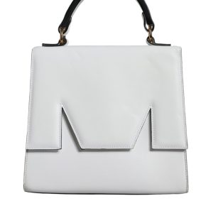 MSGM Bovine Leder Top Handle HandWomen’s Satchel Purse Damentasche (Gebraucht)
