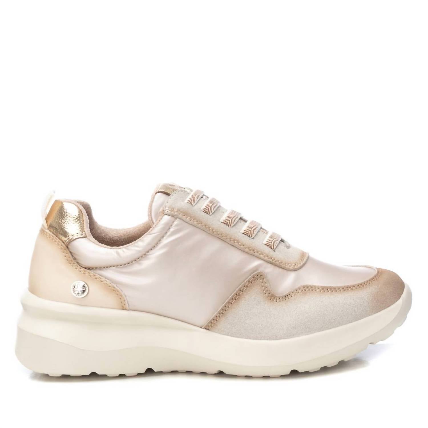 Damen Trainer Sneakers in beige 7803990376508