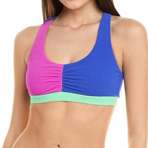 Strukturiertes Sport-Bikinioberteil Terez
