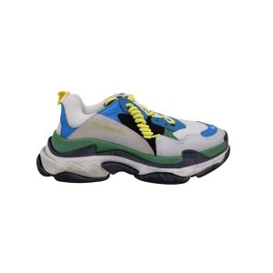 Balenciaga Triple S Sneakers aus mehrfarbigem Leder, Wildleder und Mesh 7733812396092