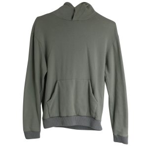 Fear of God x Zegna Hoodie aus olivgrüner Baumwolle