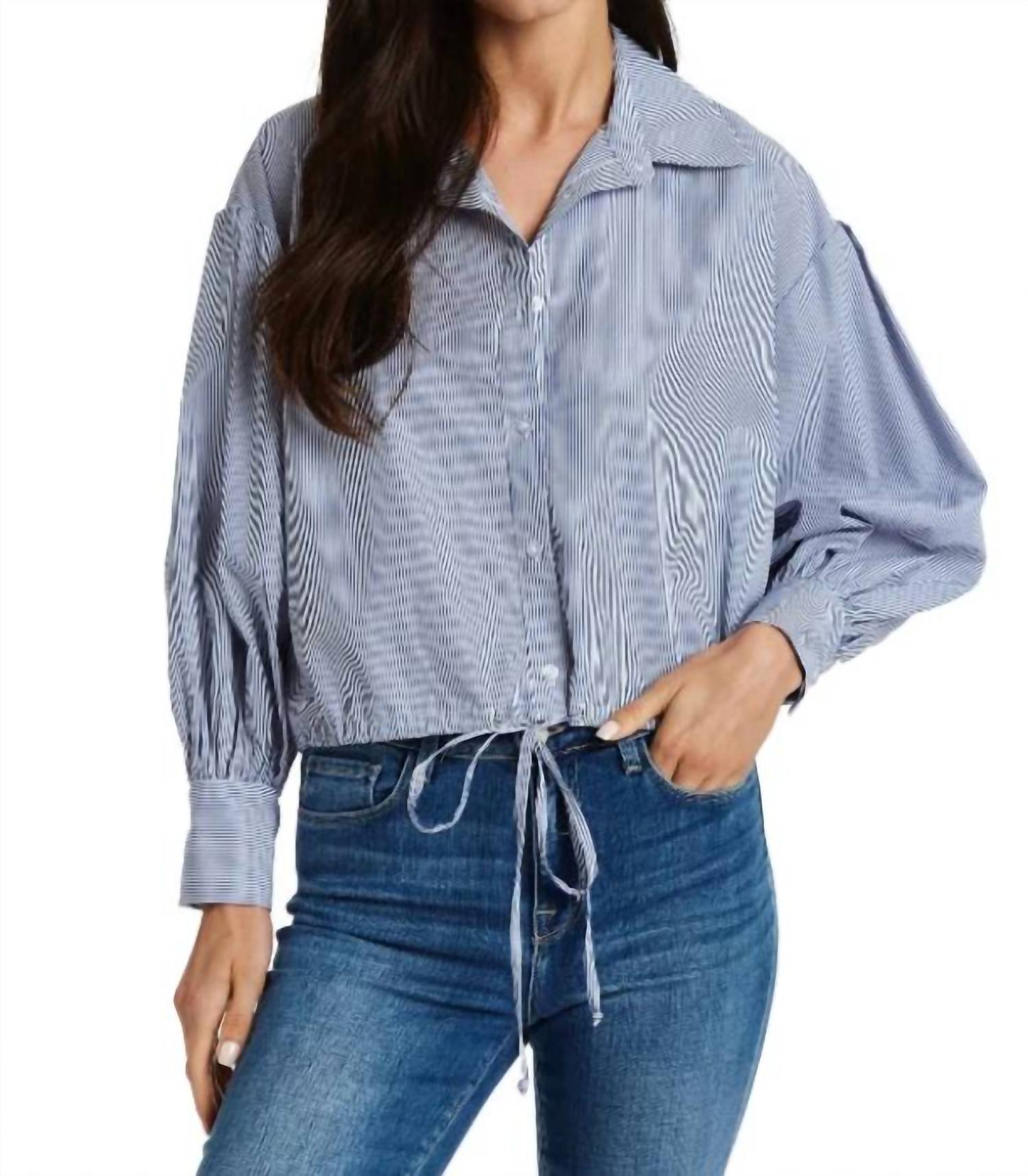 Kylie Top in Marine