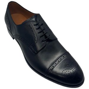 Bally Brooking 6301284 Oxford-Schuhe aus schwarzem Kalbsleder für Herren