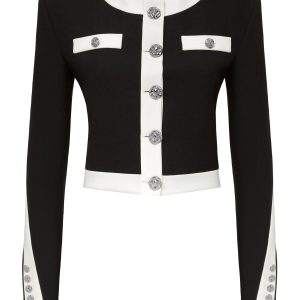 Cady schwarz und weiß Jacke 7676516630588