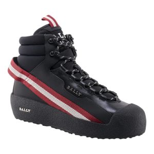 Bally Clyde 6301392 Schwarze Herren-Schneestiefel, Größe 10