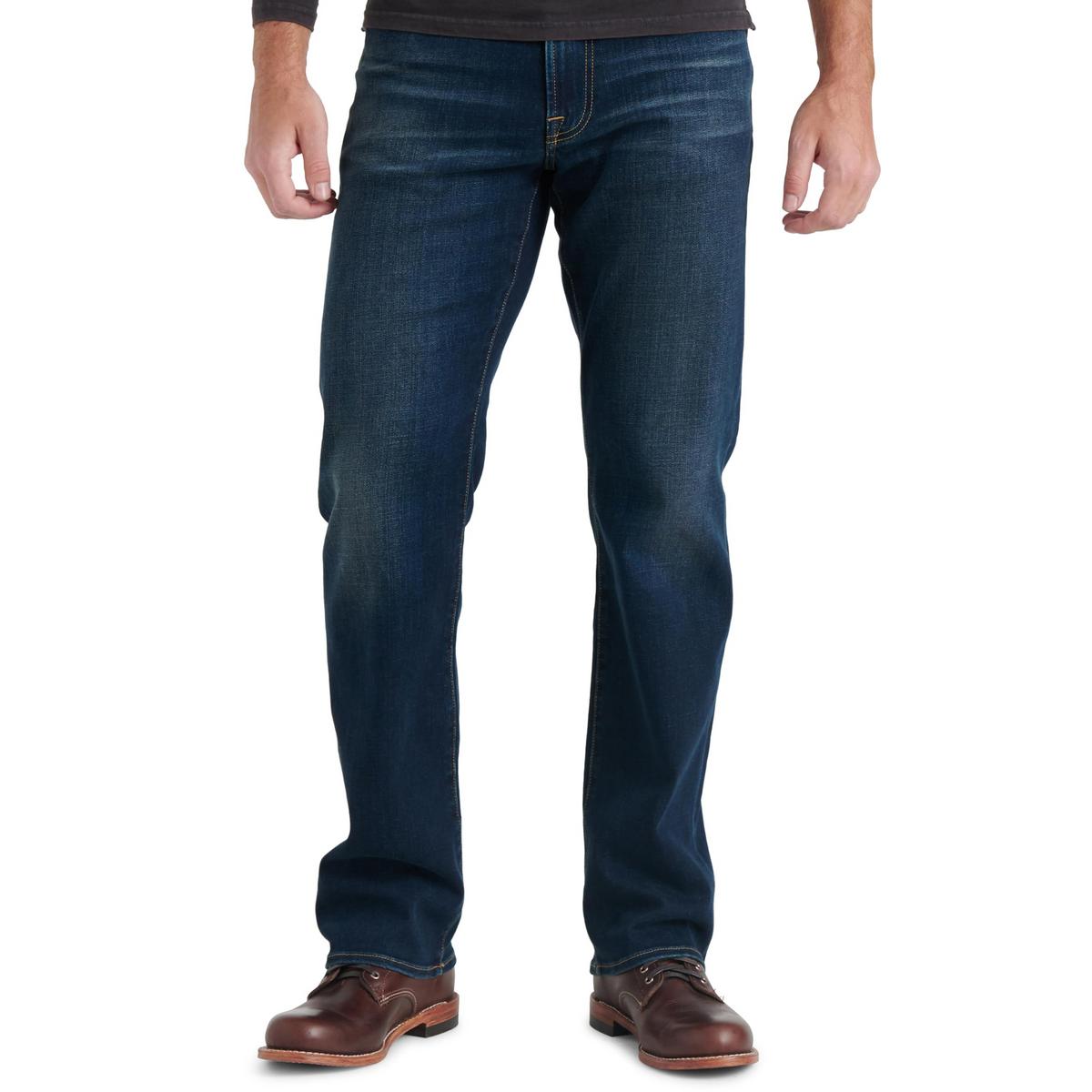181 Tencel Dark Wash Jeans mit geradem Bein
