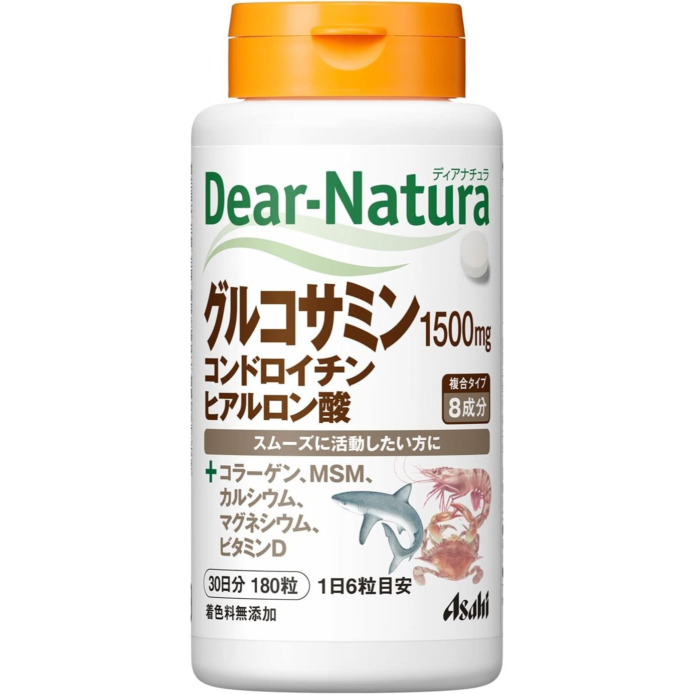 Diana Nature Glucosamine Chondroitin Hyaluronic Acid Ergänzung 180 Tabletten (30-Tage-Versorgung) in japan – tokyo sakura Mall gemacht