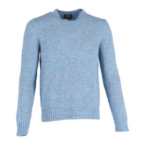 A.P.C. Alpaca-Blend Lucas Pullover in blauer Wolle