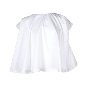 Loewe Volume Top in Weiße Baumwolle 7703681040444
