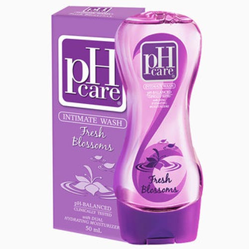 pH Care – Intimate Wash frische Blüten (lila) – ph ausgewogen klinisch mit dual feuchtigkeitsspendenden Feuchtigkeitscremes getestet