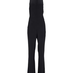 A.L.C. Back Cut-Out Olive Jumpsuit in schwarzes Polyester 7766668312636