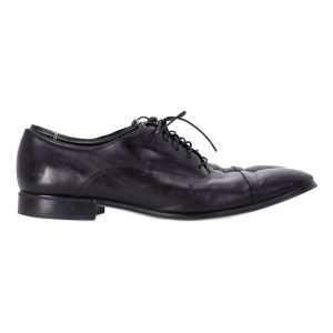 Salvatore Ferragamo mit Schnürung Oxfords aus schwarzem Leder 7748864147516