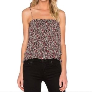 Plissee Cami Top in Multi