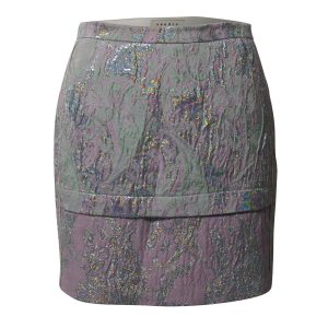Sandro Paris Jacquard Minirock aus mehrfarbigem Polyester