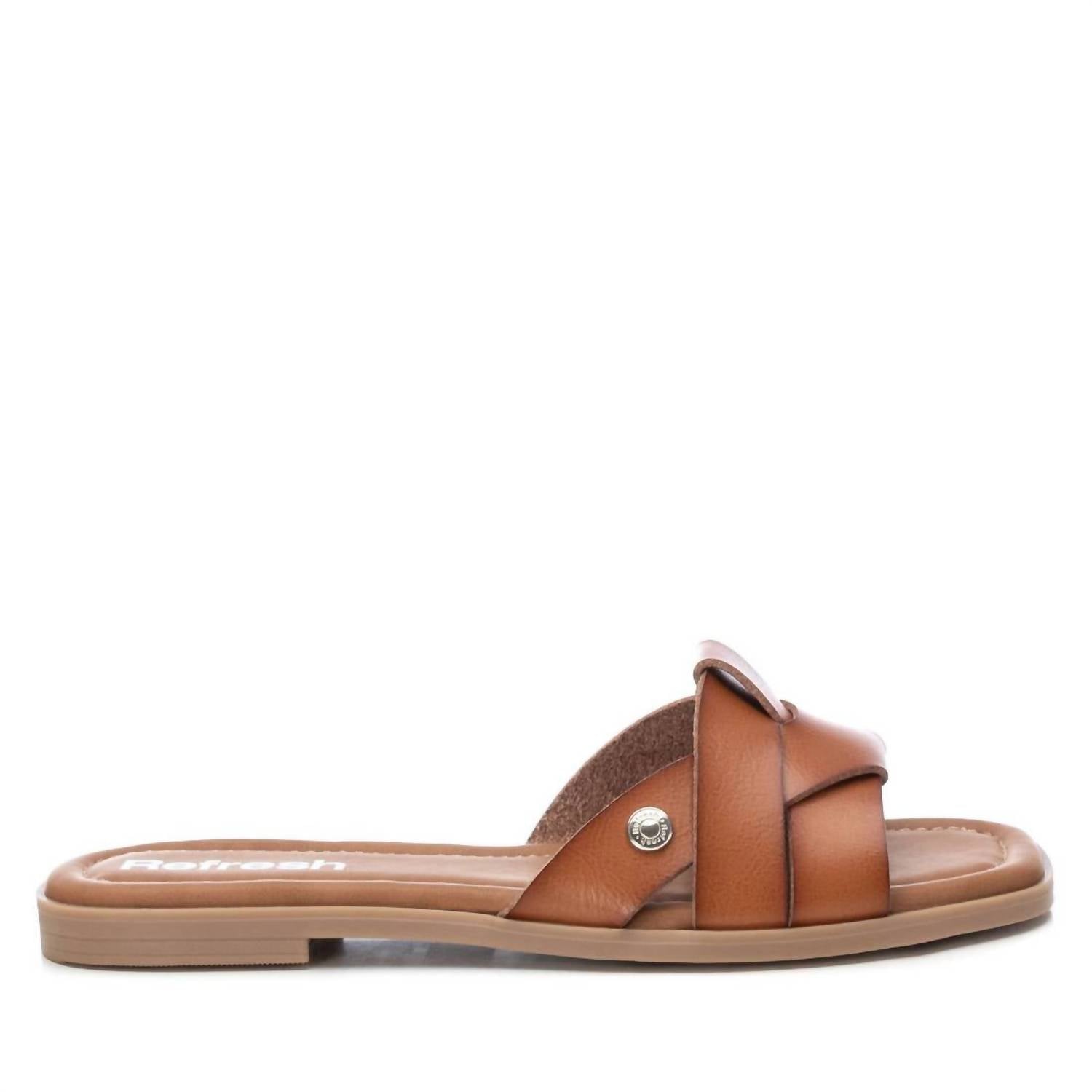 Damen flache Sandalen in taupe 7703559110716
