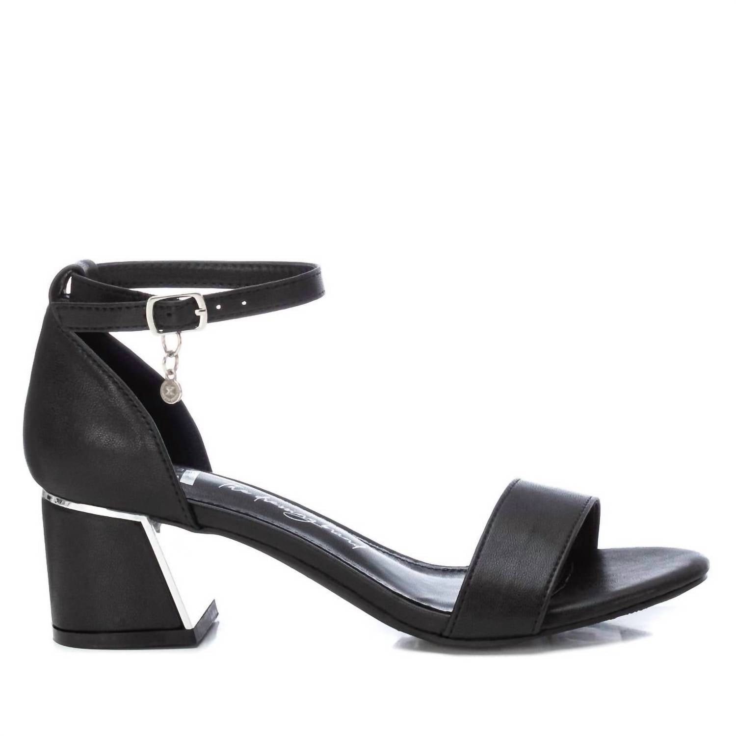 Damen Ferse Sandalen in schwarz 7703591649340
