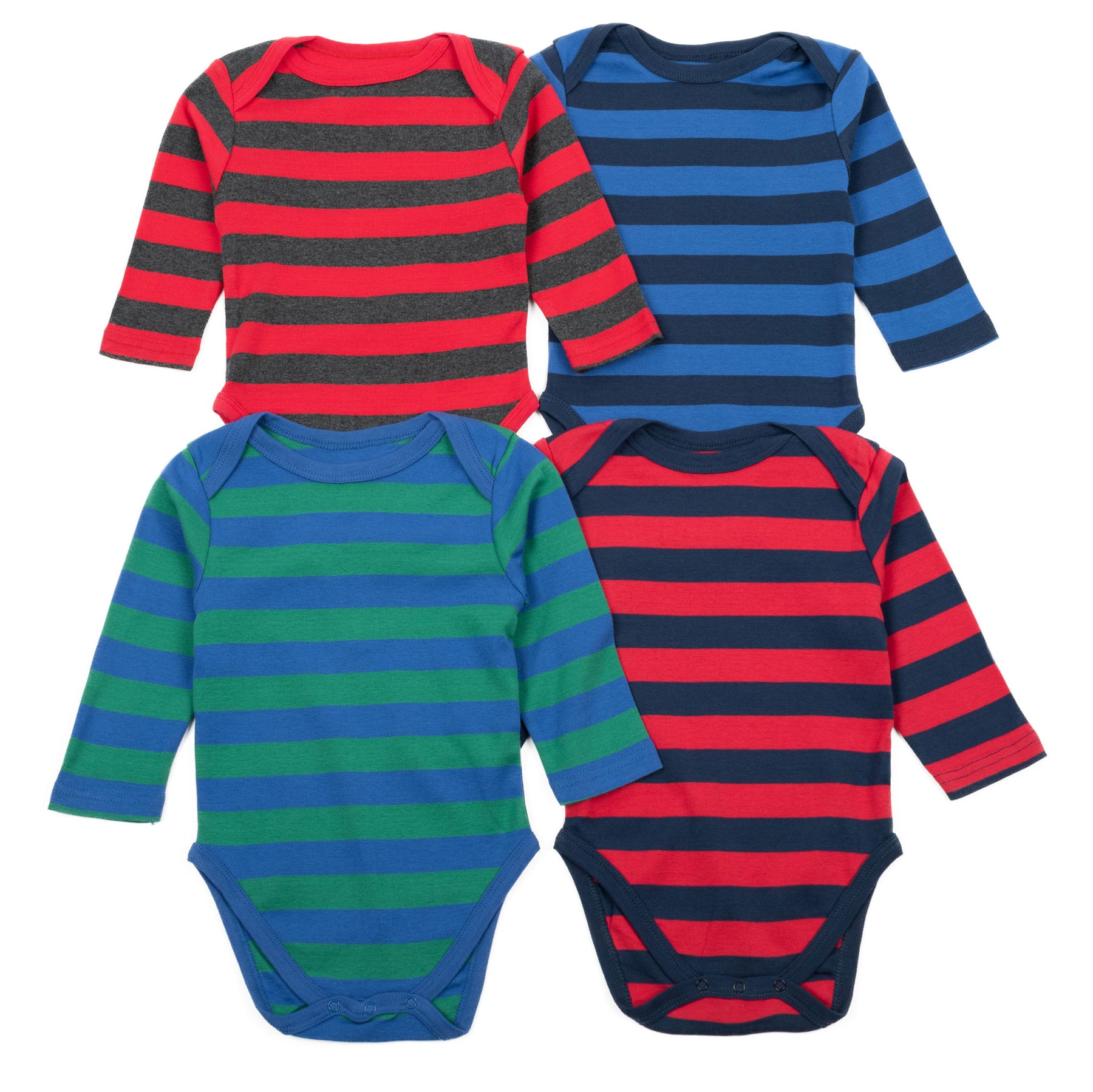 Baby vierer Packung langärmeliger Body 7195401781308