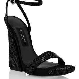 Ankle Strap Wildledersandalen